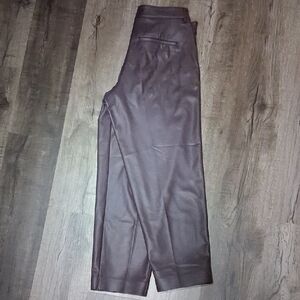 Old Navy Chocolate Faux Leather Pants